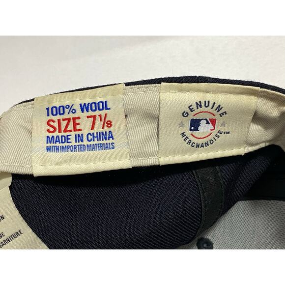 Detroit Tigers New Era 59Fifty Team Baseball Cap Size 7 1/8 Navy - Picture 11 of 11